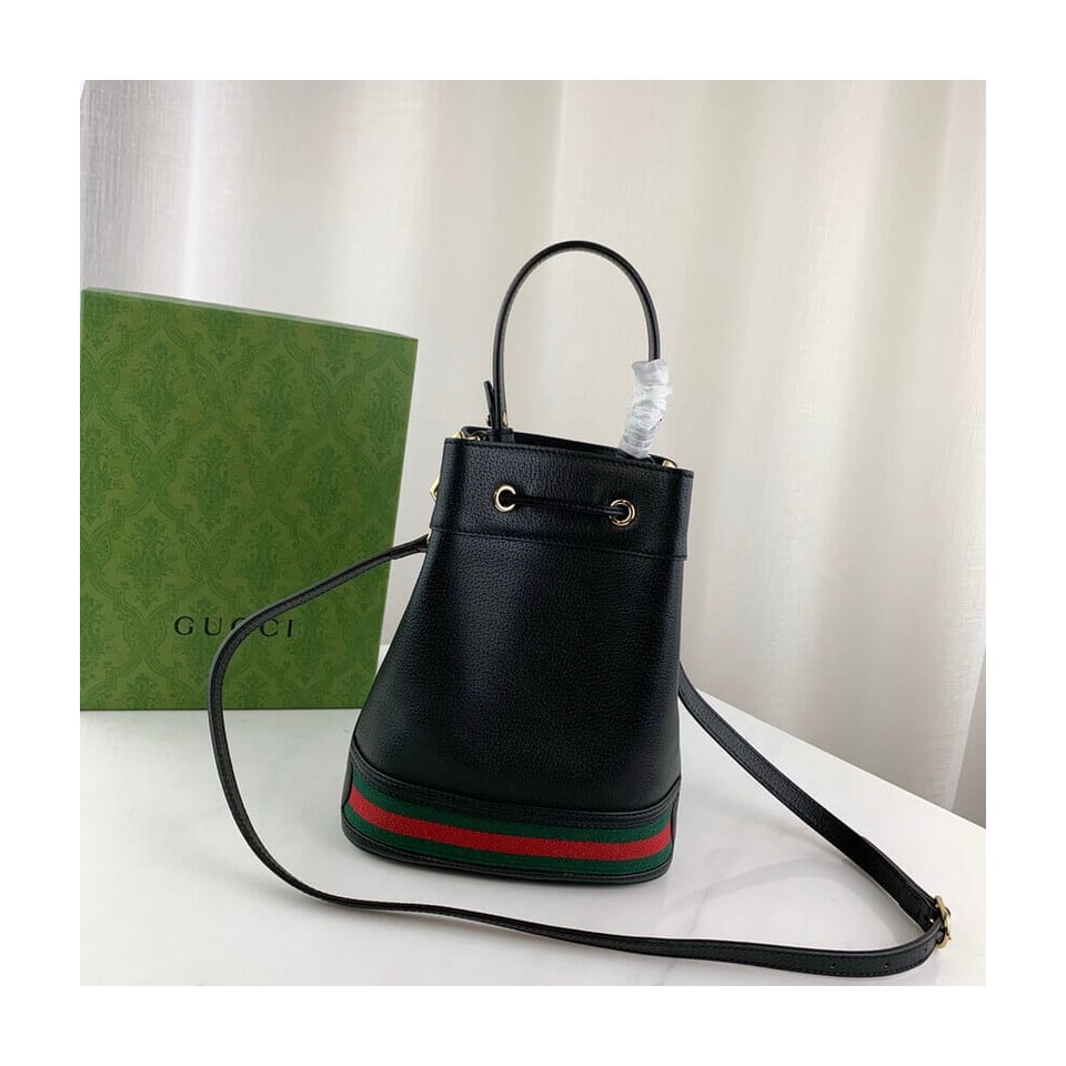 Gucci Ophidia Small Bucket Bag Black view 6
