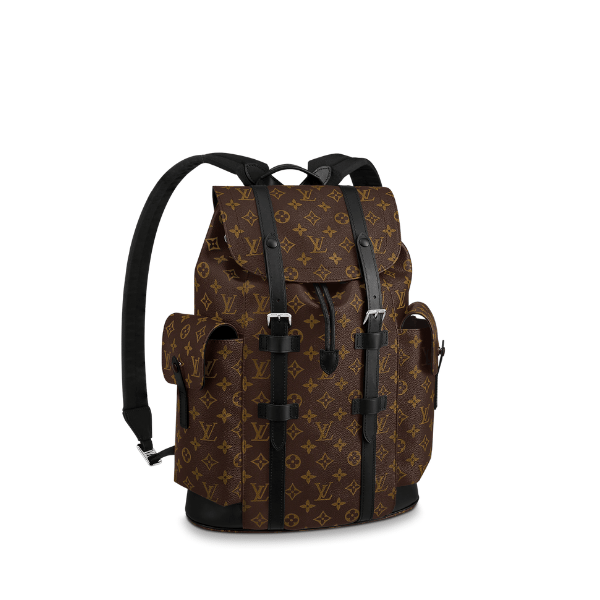 Louis Vuitton Christopher Backpack Monogram Brown Macassar Canvas 45Cm M43735 view 2