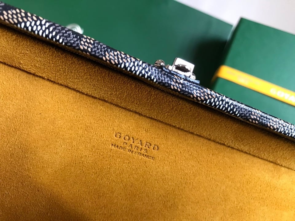 Goyard Grand Hôtel Trunk Bag 24.5cm Black Goyardine Canvas And Calfskin view 7