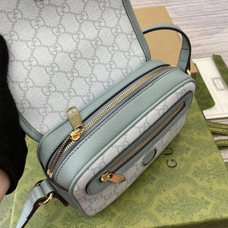 Gucci Monogram Textured Dollar Mini Ophidia view 7