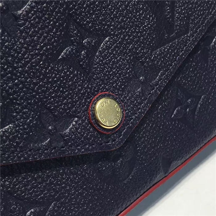 Louis Vuitton F Licie Pochette Navy Blue 21cm/8.3in view 8