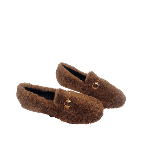 Gucci Women’S Macarena Hausschuh Crudo Brown view 2