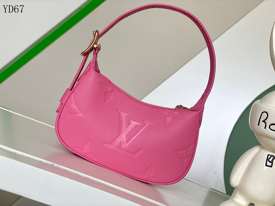Louis Vuitton Monogram Empreinte Pink Shoulder Bag 20Cm M82391 view 3