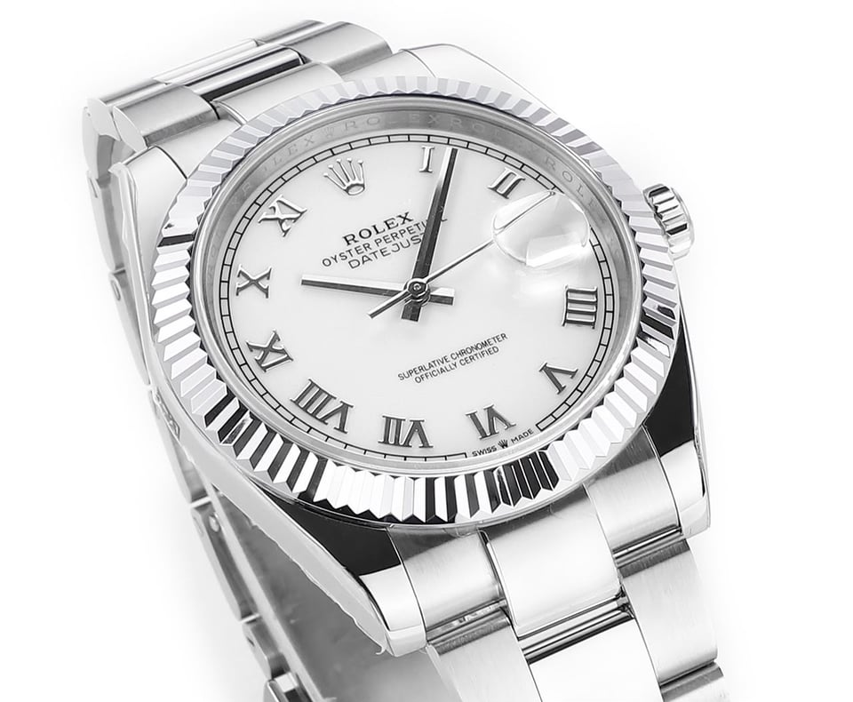 [Super Clone] Rolex Datejust 41mm White Dial view 2
