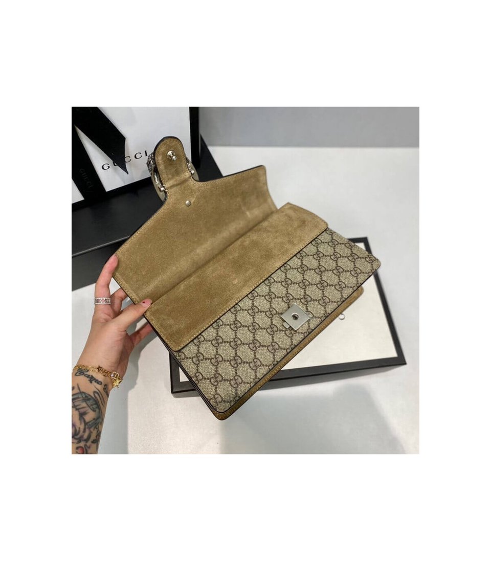 Gucci Dionysus Small GG Shoulder Bag Apricot view 12