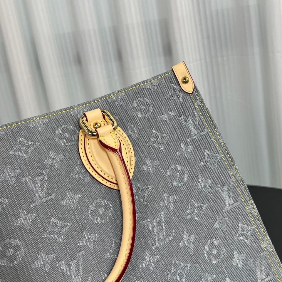 Louis Vuitton OnTheGo MM Bag Washed Grey M13189 32cm/ 12.6in view 11