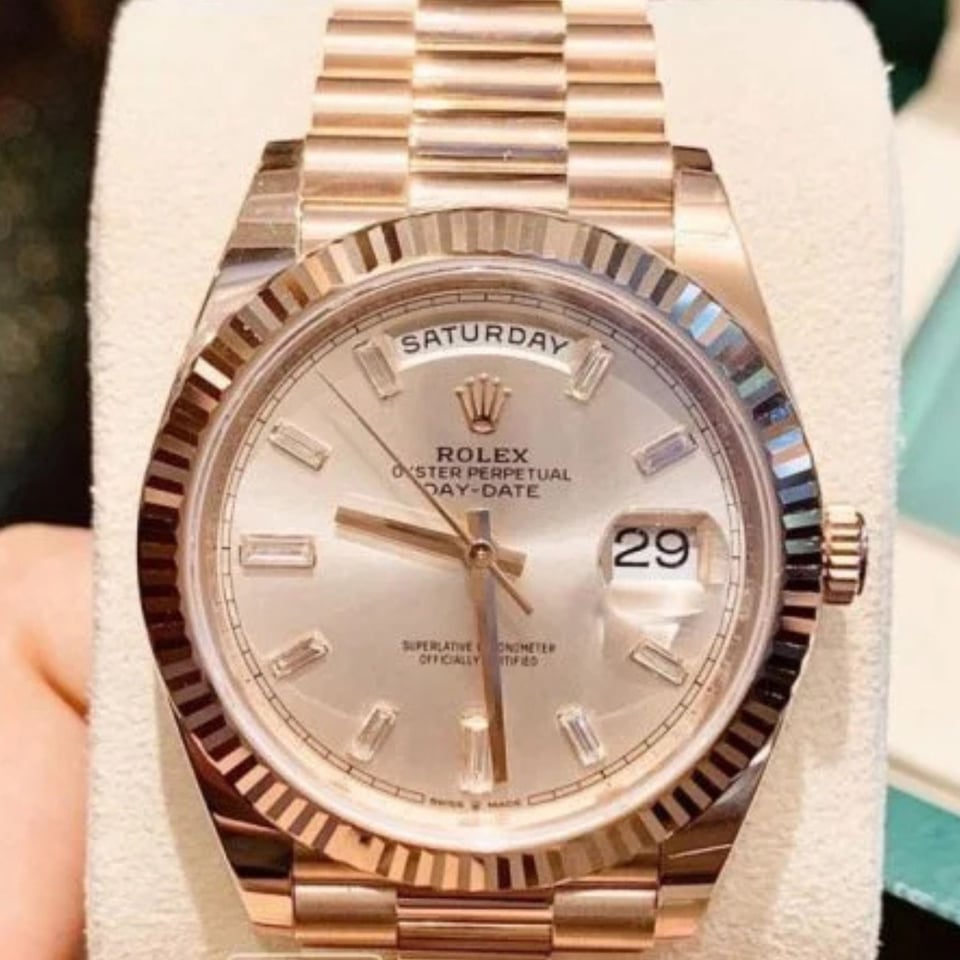 [Superclone] Rolex Day-Date 40mm Sundust Dial Fluted President 228235 view 5