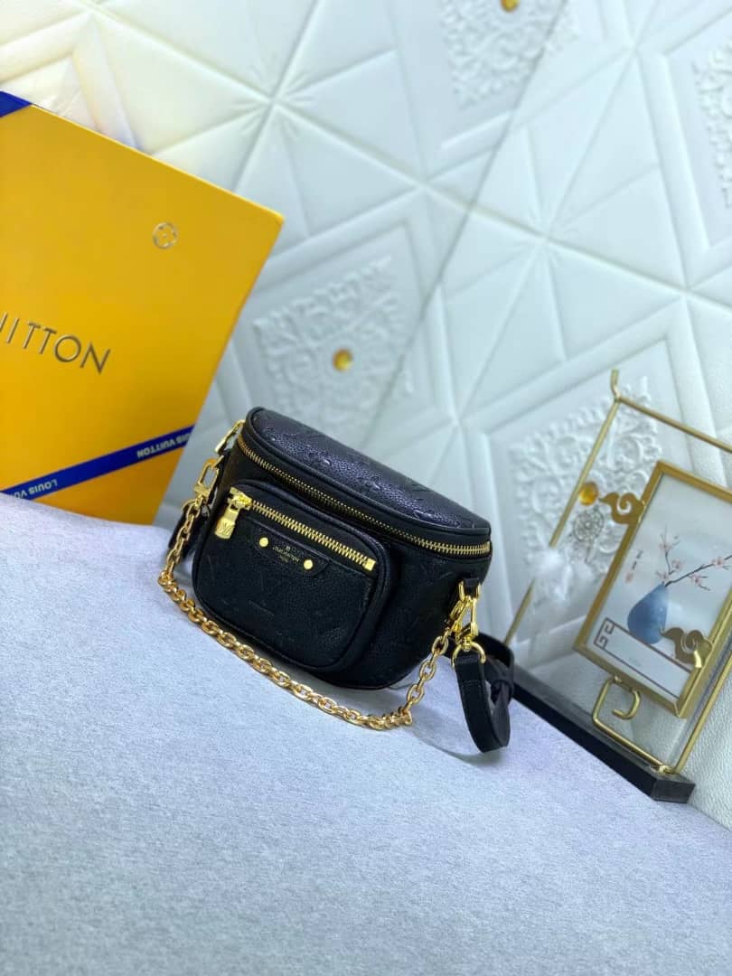 Louis Vuitton Mini Bumbag Black Monogram Empreinte 17Cm M46917 view 10
