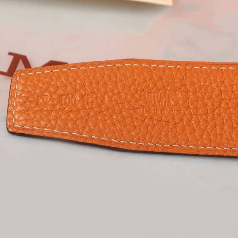 Hermes H Belt Buckle &amp; Reversible Leather Strap 38 mm HB05 view 4
