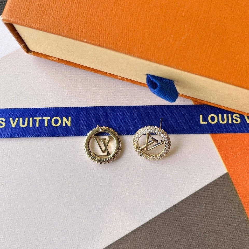 Louis Vuitton Louise By Night Earrings Gold M00757 view 3