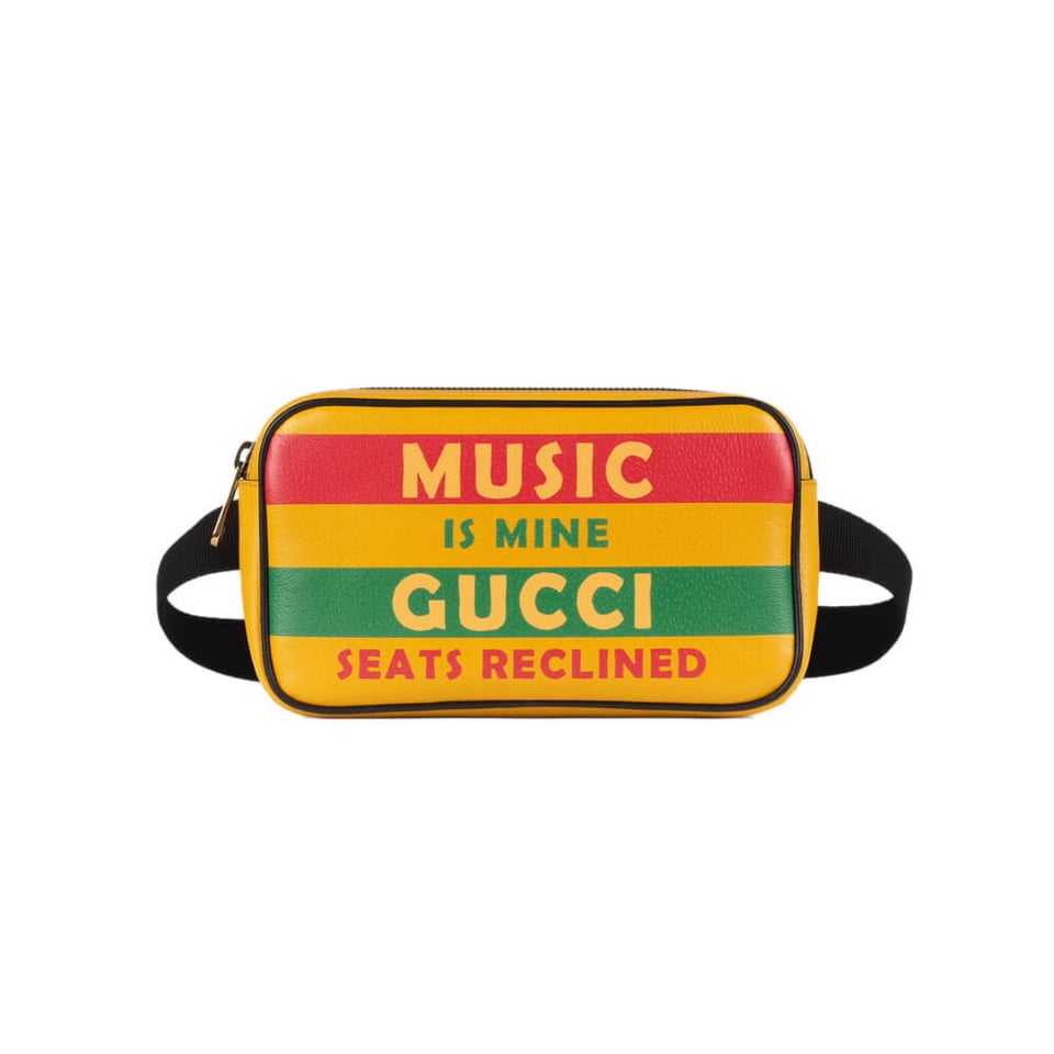 Gucci 100 Belt Bag In Yellow Leather view 2