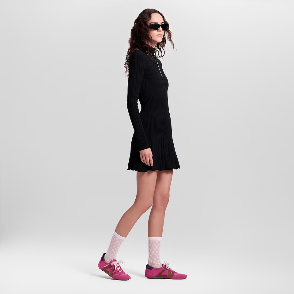 Louis Vuitton Sneakerina Pink &amp; Purple – Women’s Ballet-Inspired Slim Sneakers view 3