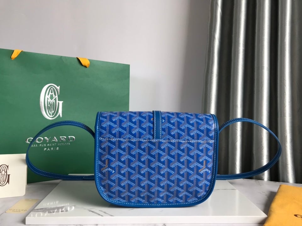 Goyard Belvedere Pm Bag 21Cm Sky Blue Canvas view 4