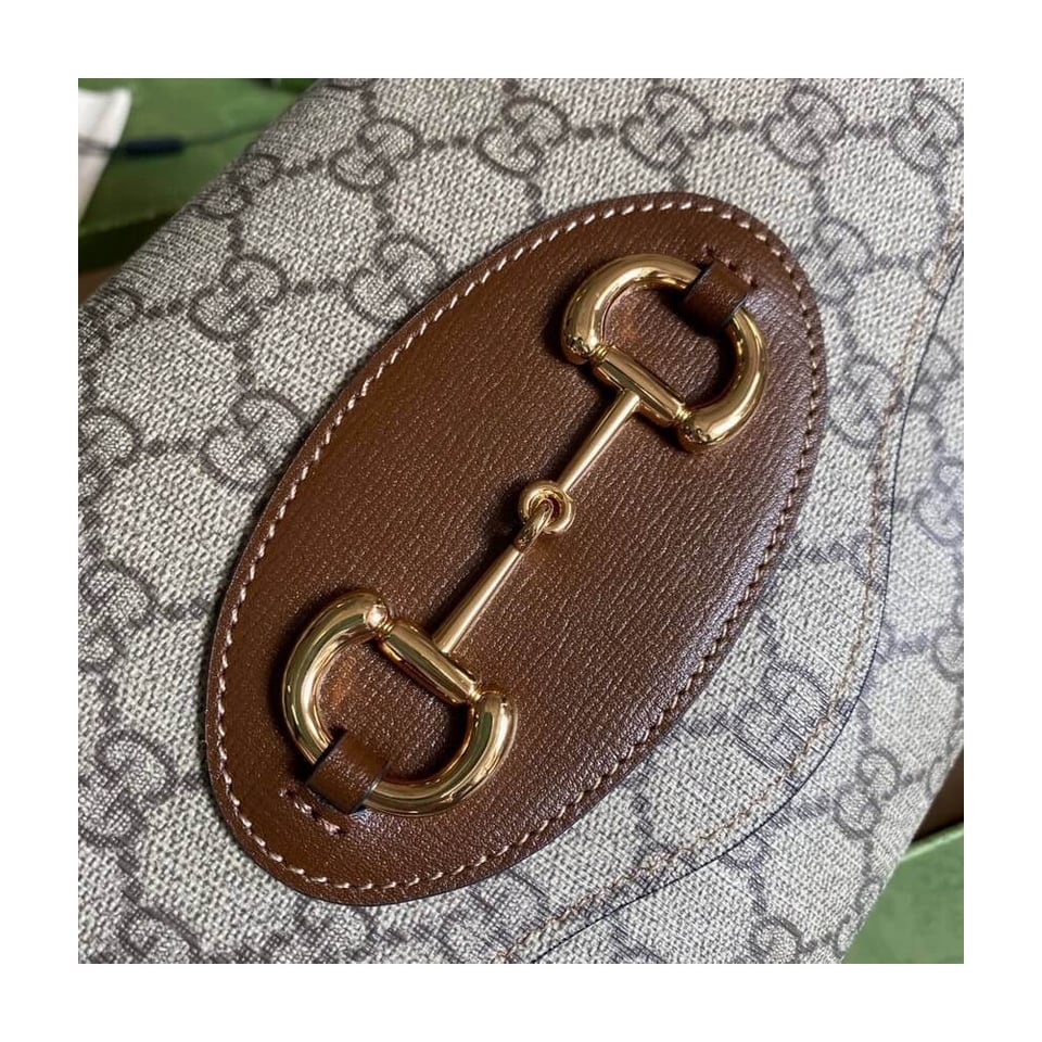 Gucci Horsebit 1955 Small Bag In GG Supreme view 10