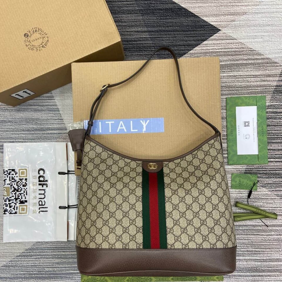 Gucci Ophidia GG Medium Shoulder Bag view 7