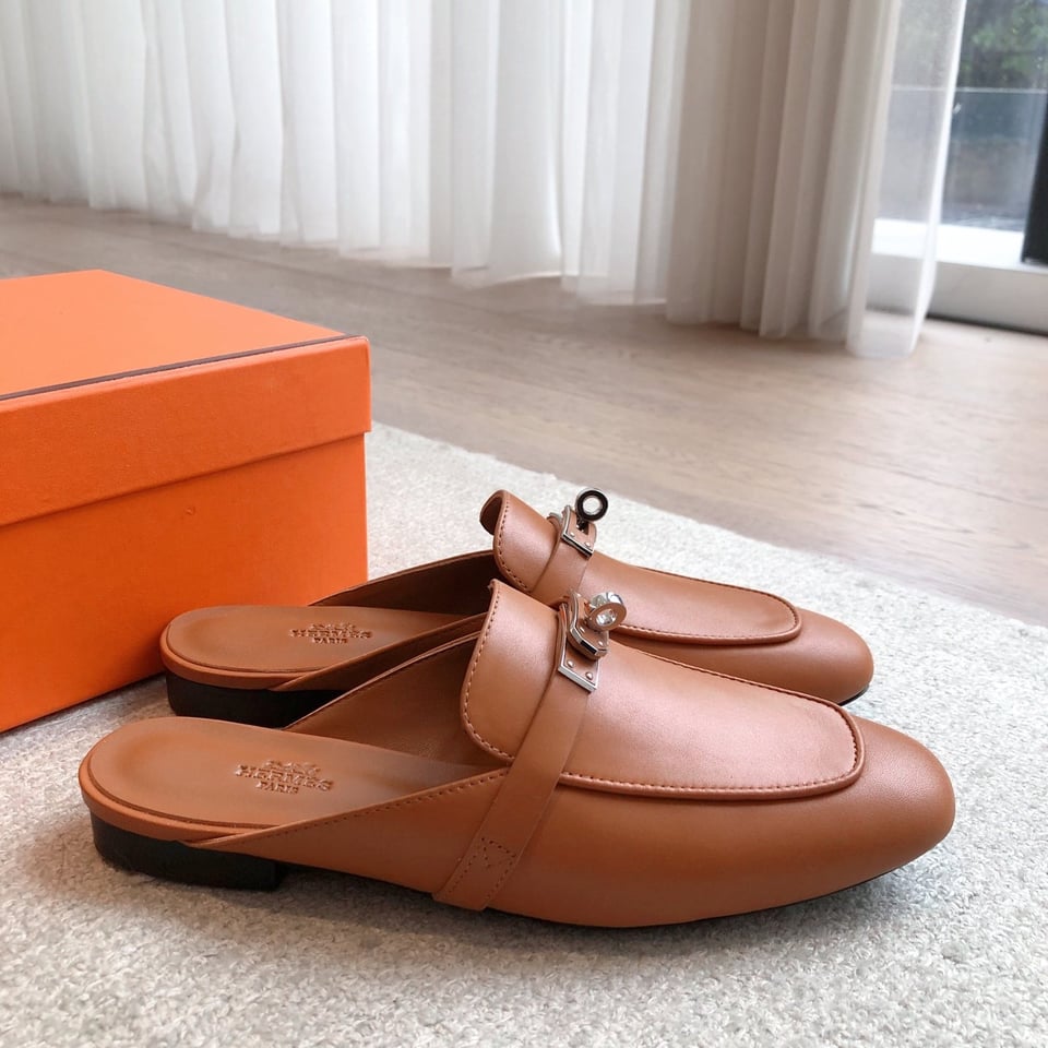 Hermes Oz Mule Brown view 5