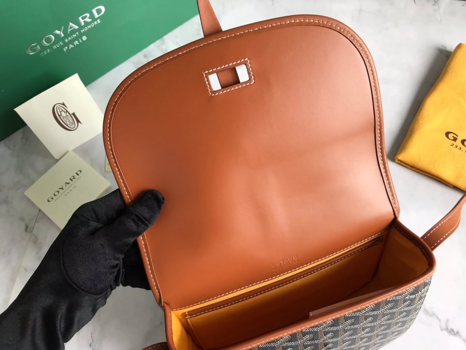 Goyard Belvedere Pm Bag 21Cm Black And Tan Canvas view 10