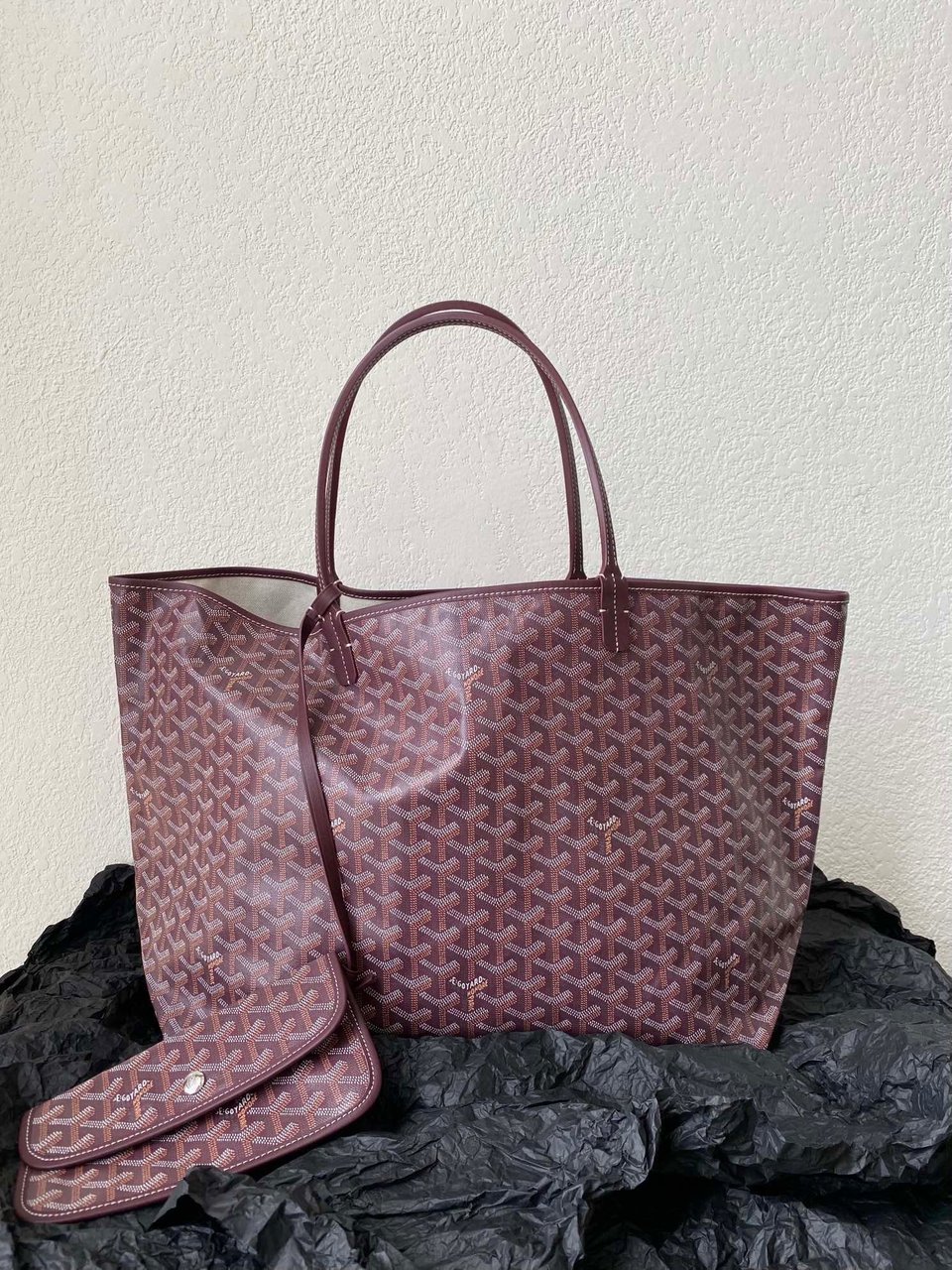 Goyard Saint Louis Gm 40Cm Burgundy Canvas view 4
