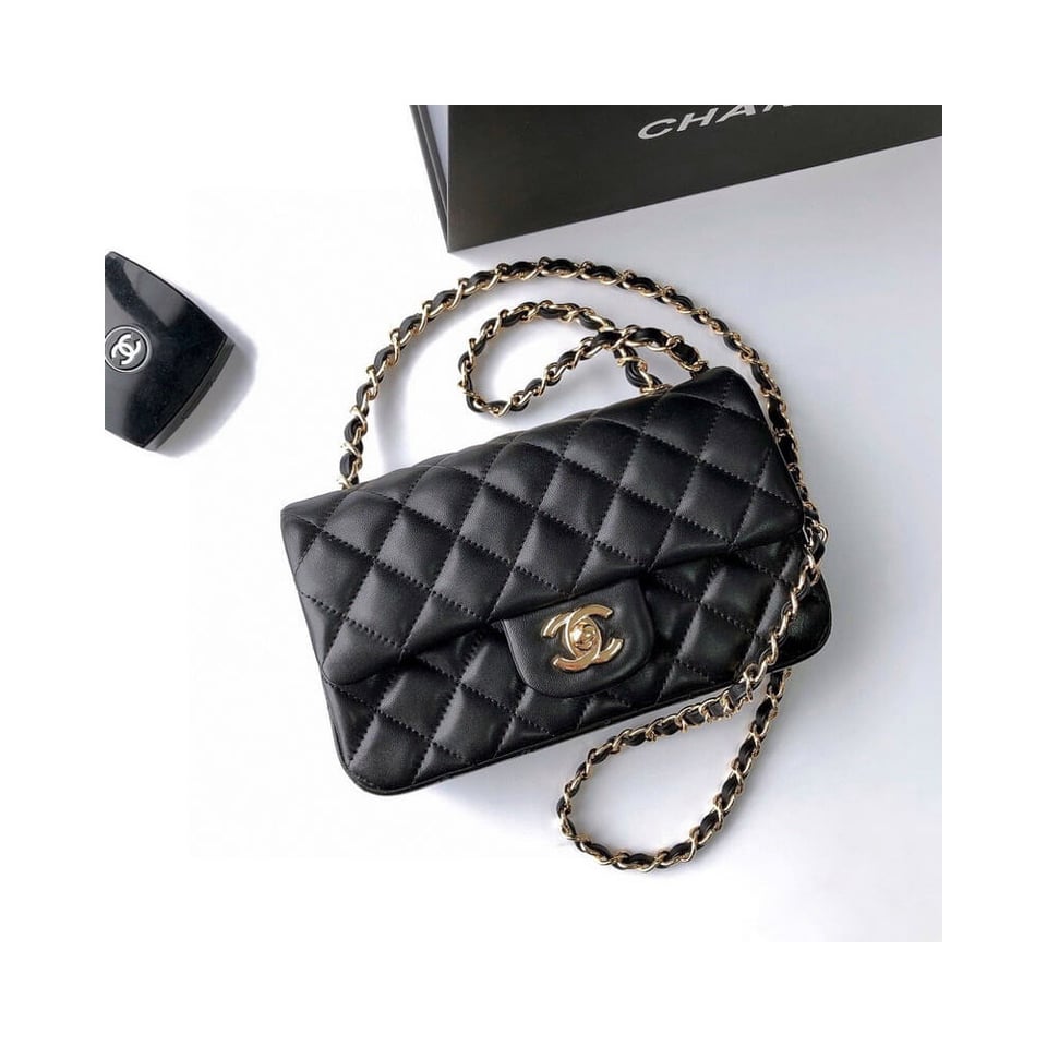 Chanel Pearl Crush Rectangular Mini Flap Bag 20cm view 4