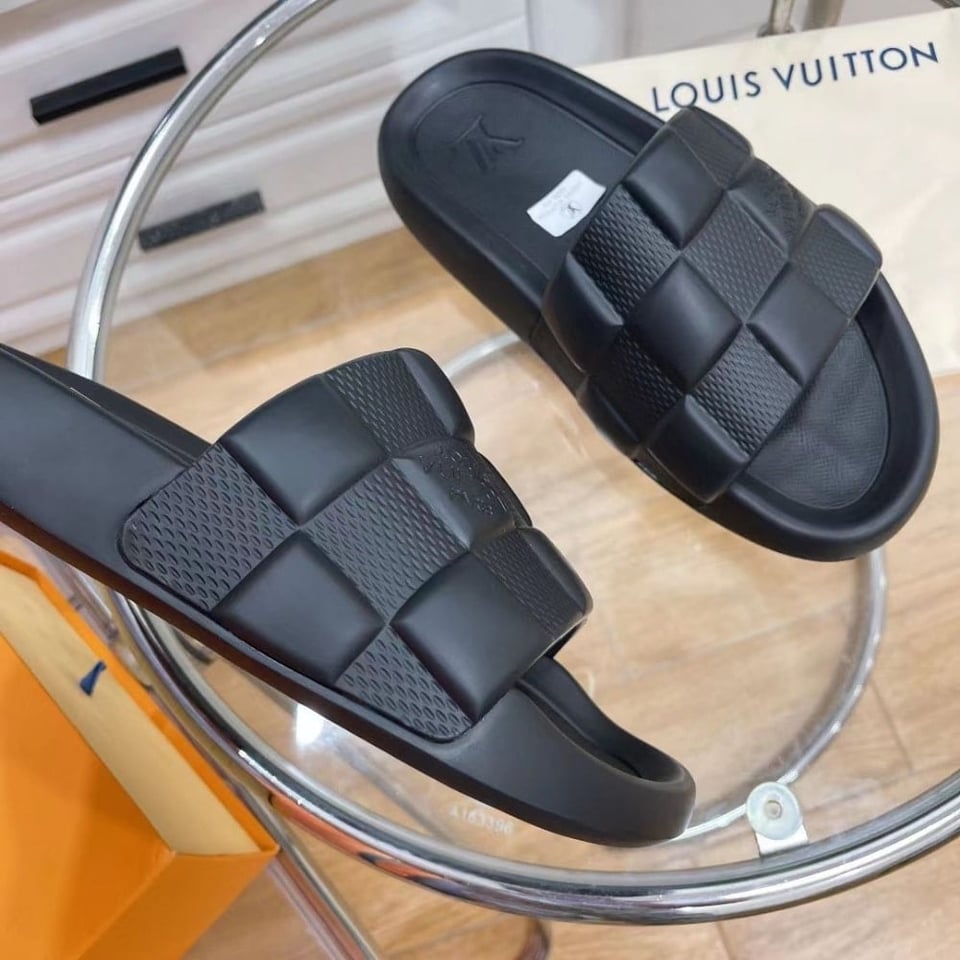 Louis Vuitton Waterfront Mule Maxi Damier Rubber Black view 5