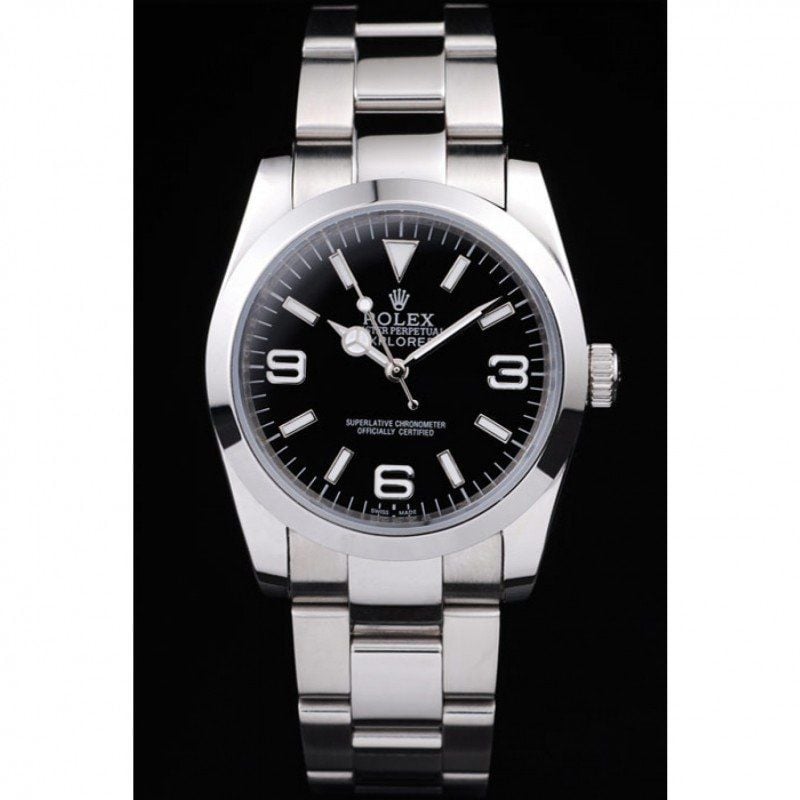 Rolex Explorer 40mm Black Dial 98087 view 3