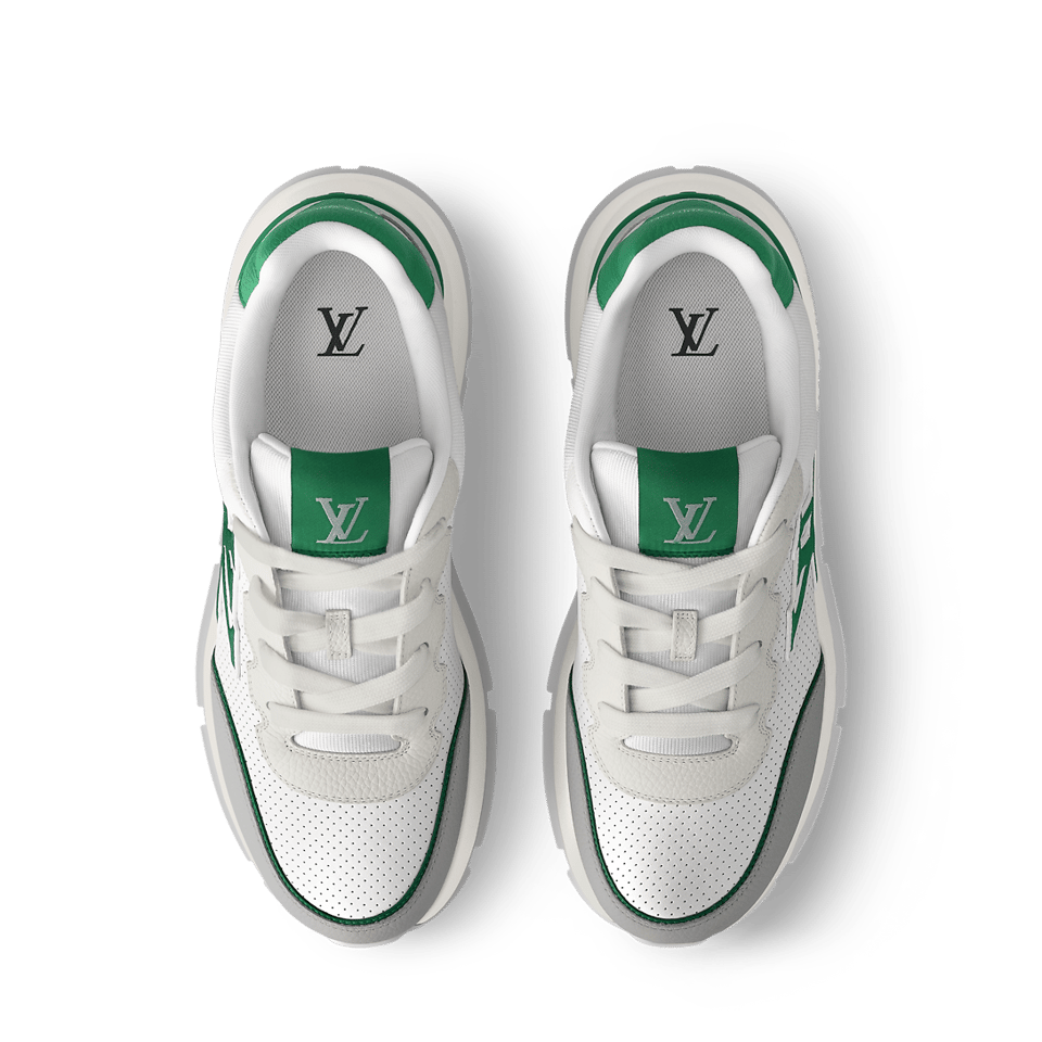 Louis Vuitton LV Classic Green Sneaker for Men 1AHSUK view 5
