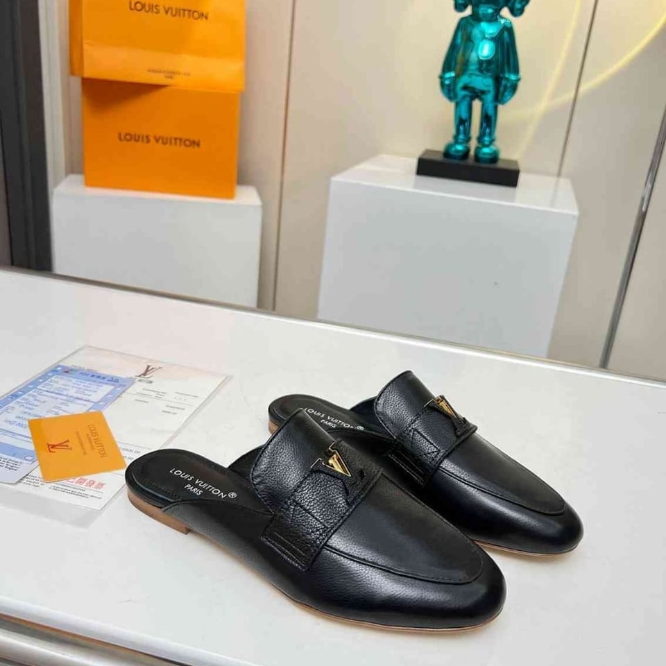 Louis Vuitton Mare Open Back Loafer Noir 1Ach5W view 3