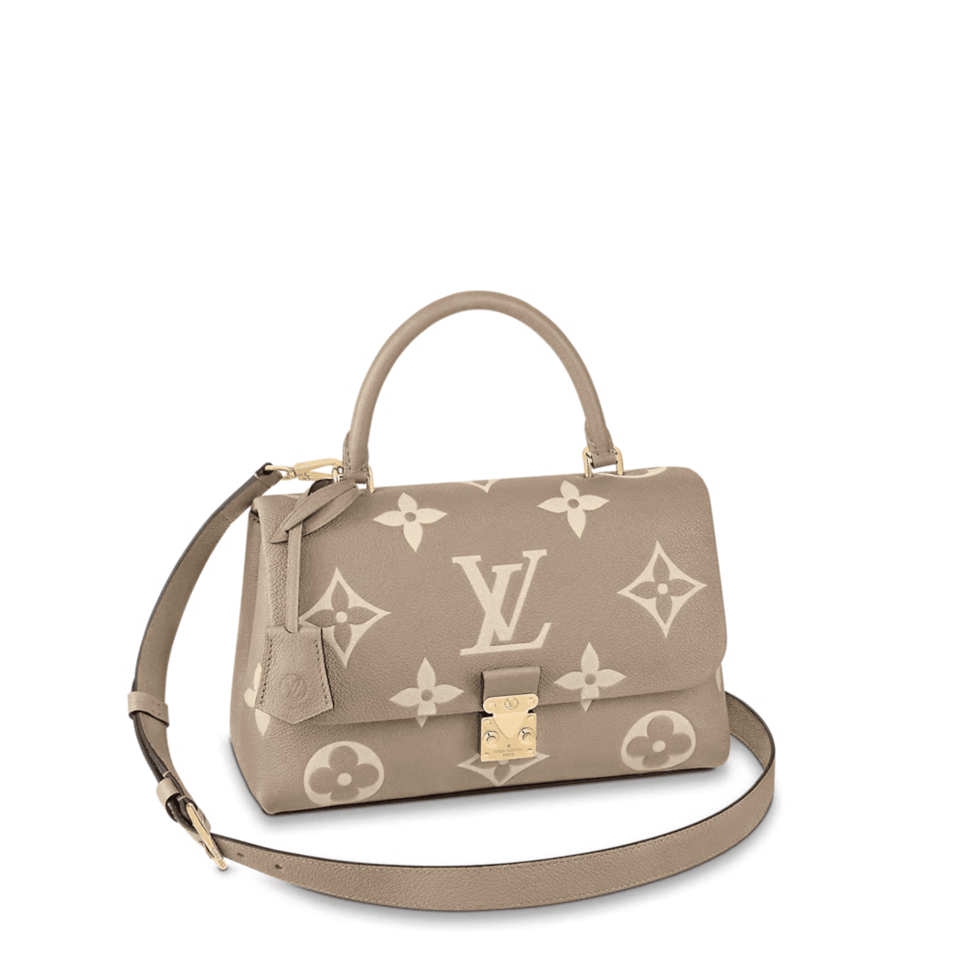 Louis Vuitton Madeleine MM Bicolor Monogram Empreinte Leather 30cm M46041- Women’s Handbags