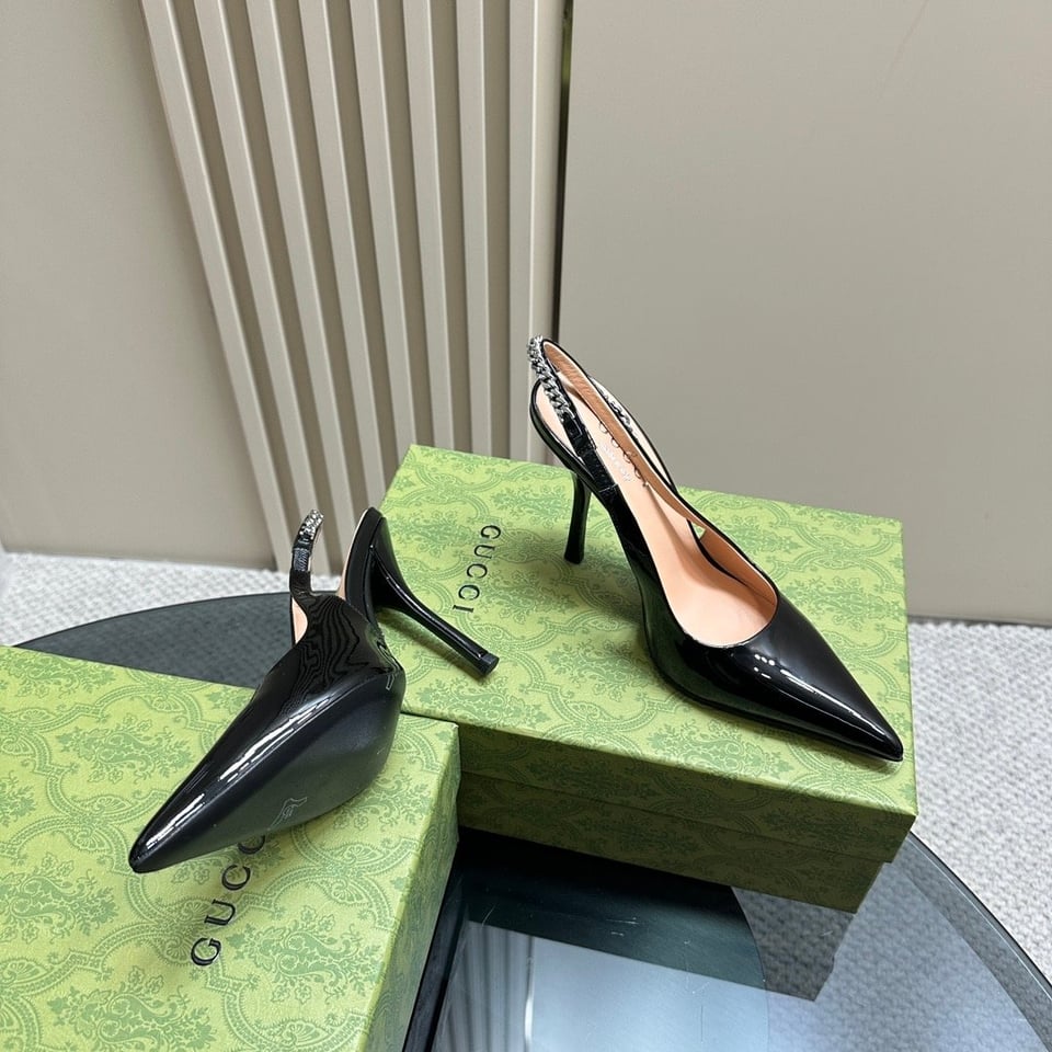 Gucci Signoria Slingback Pump Black view 6