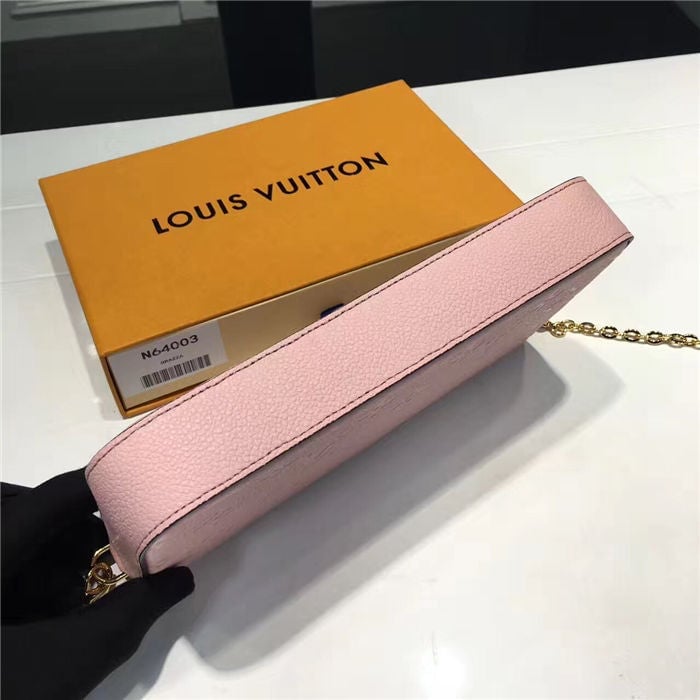 Louis Vuitton F Licie Pochette Rose Pink 21cm/8.3in view 3