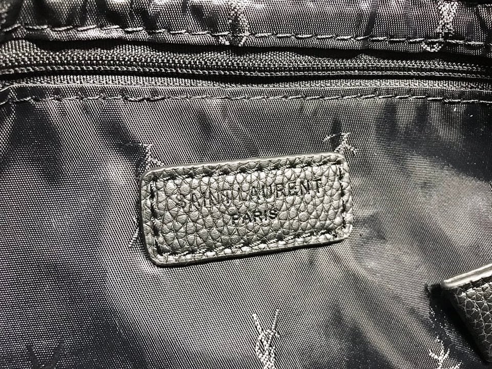 Saint Laurent Large Tote Bag Two Componentes Grandes Black view 6