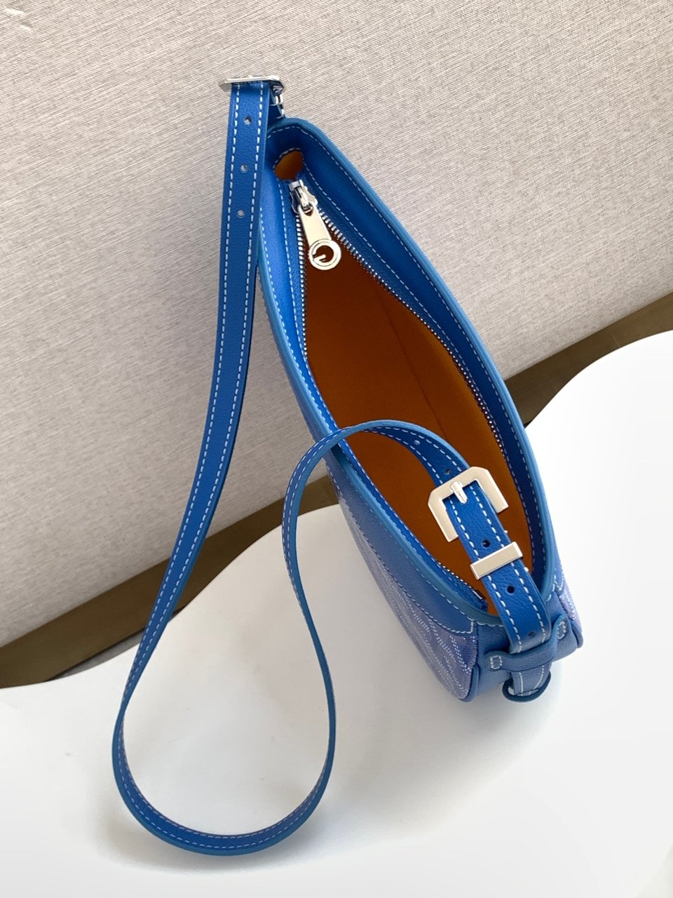 Goyard Hirondelle Bag – Bagistry Closet Blue 25cm view 6
