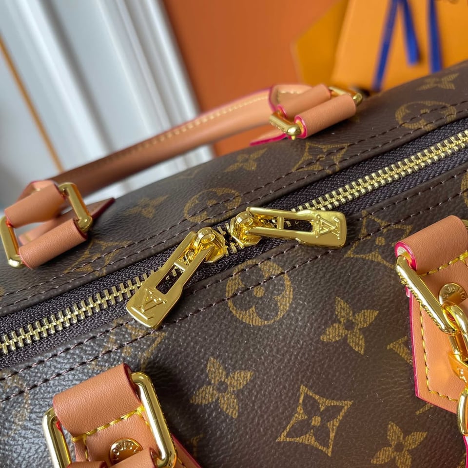 Louis Vuitton Speedy Soft 30 Bag Monogram Orange M27512 view 9