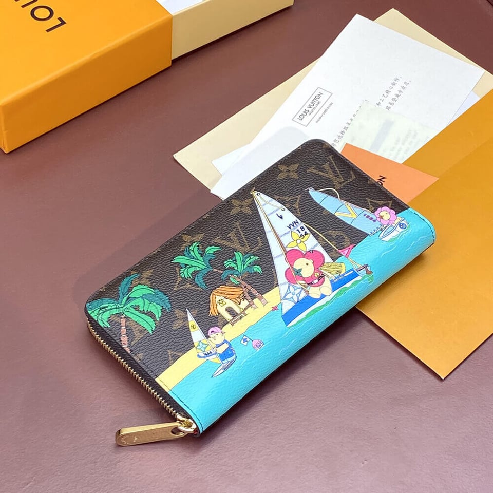 Louis Vuitton Monogram Vivienne Skating Zippy Wallet view 5