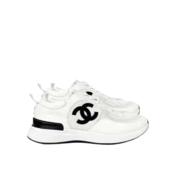Chanel Cc Sneakers White view 2