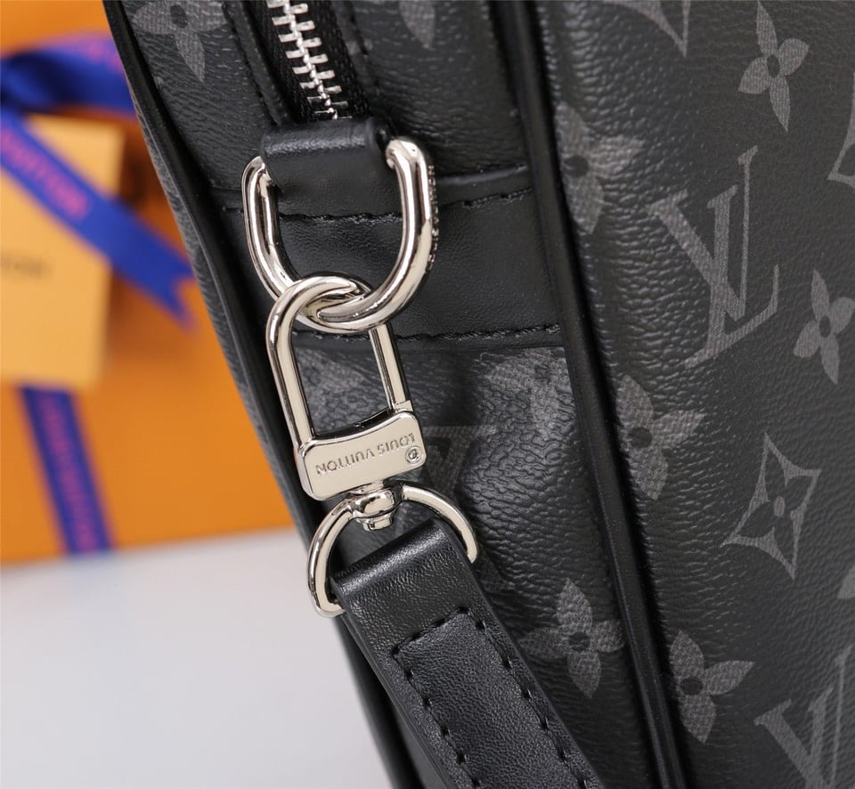 Louis Vuitton Porte Documents Voyage Pm Briefcase Black 40Cm M46457 view 6