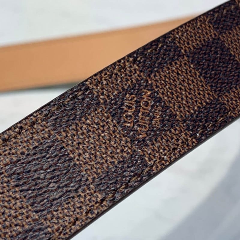 Louis Vuitton Mini Damier Ebene Belt 25mm M9744V view 8