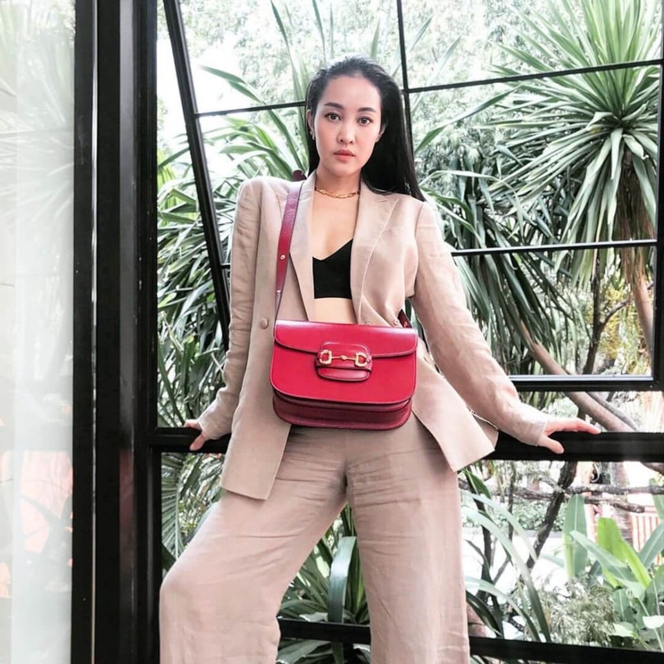 Gucci Horsebit 1955 Shoulder Bag In Red Leather view 6