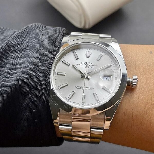 [Superclone] Rolex Datejust 41mm Silver Dial Oyster 126300 view 3