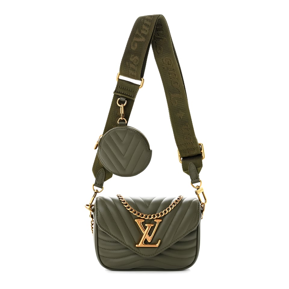 Louis Vuitton New Wave Multi Pochette Khaki Green 20cm/7.9in M56471