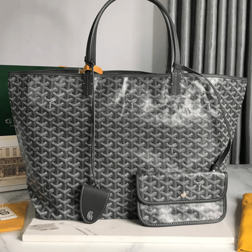 Goyard Saint Louis Gm Black Canvas 40Cm/15.7in view 4