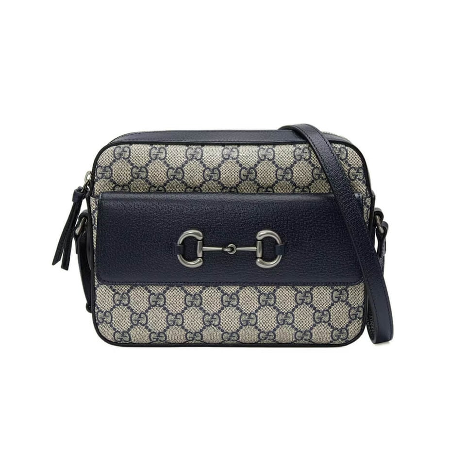 Gucci Horsebit 1955 Small Bag in Blue view 2