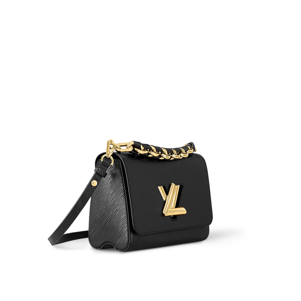 Louis Vuitton Twist Mm Bags Epi Leather Lock Chain Black 23Cm M21772 view 5
