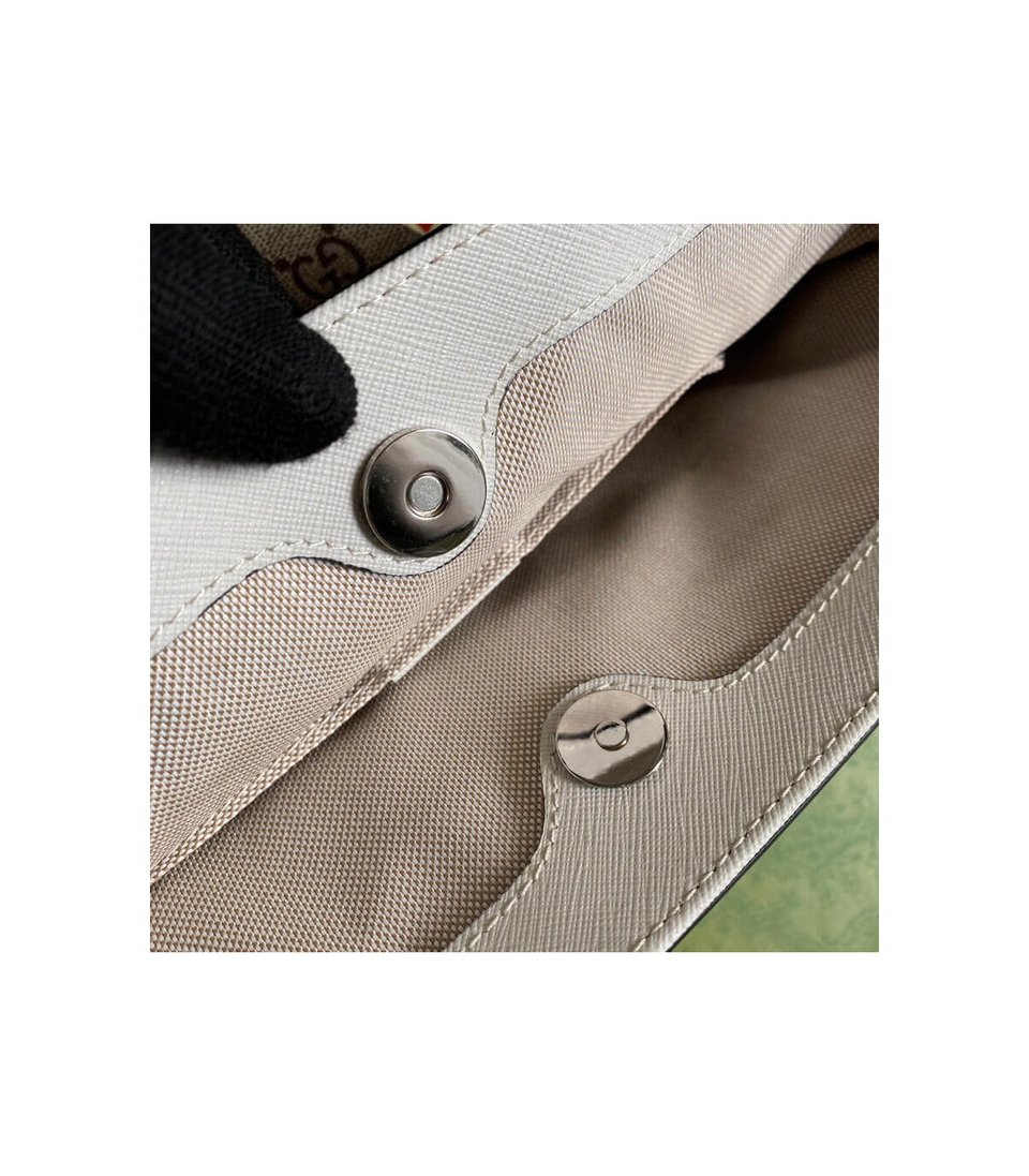 Gucci Children’s GG Heart Apple Pattern Tote view 8