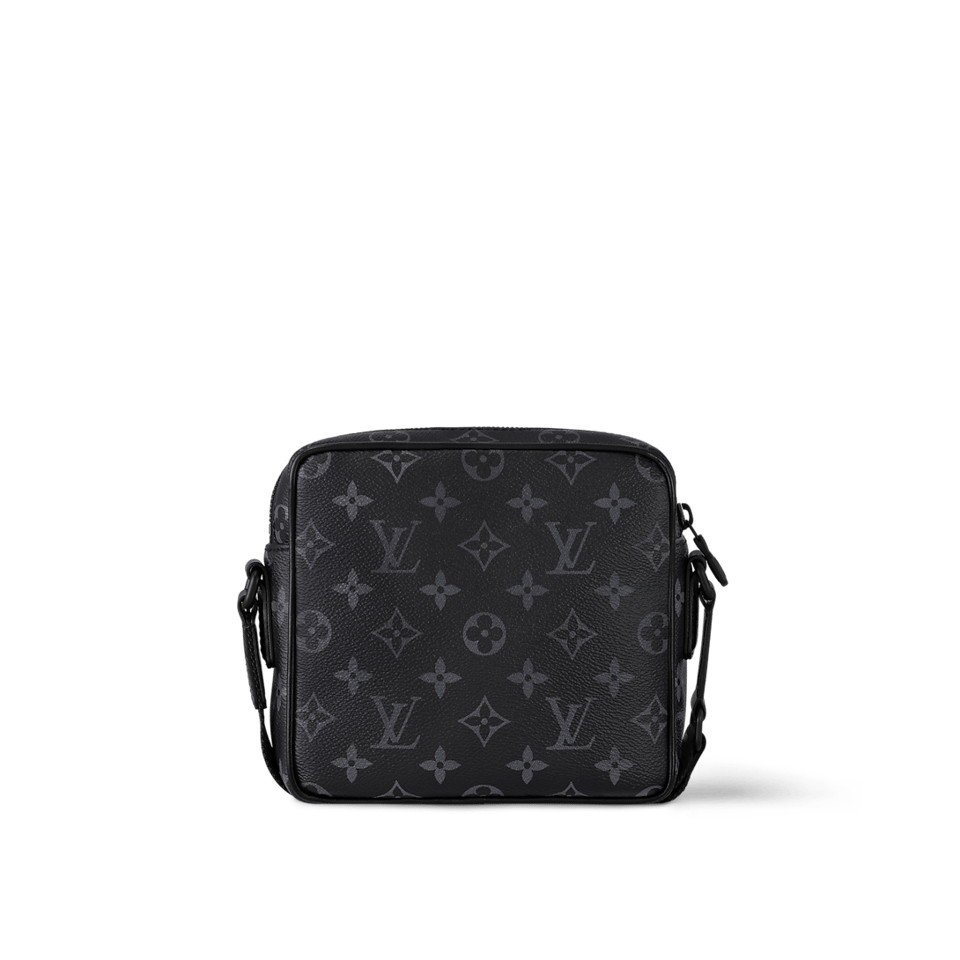 Louis Vuiiton Getaway Messenger Monogram Eclipse Bag Black 20Cm M12518 view 6