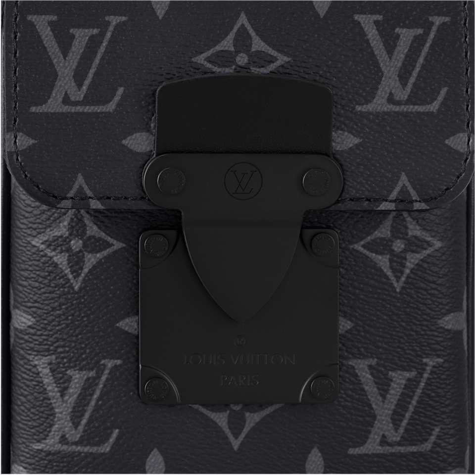Louis Vuitton S-Lock Vertical Wearable Wallet Black 18Cm view 5