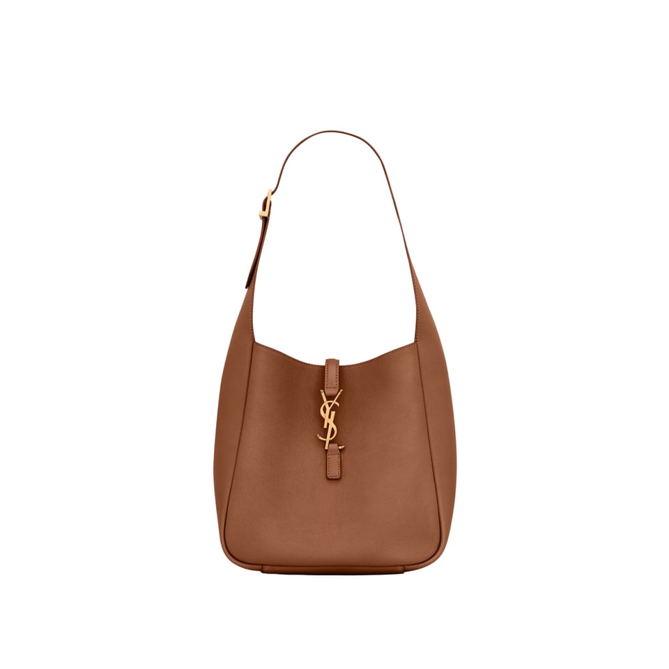 Saint Laurent Grained Leather Fox Bag 23cm