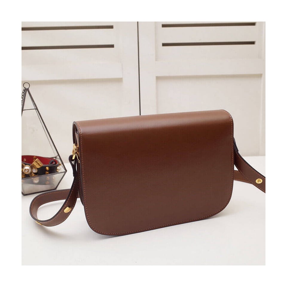 Gucci Horsebit 1955 Shoulder Bag In Brown Leather view 8