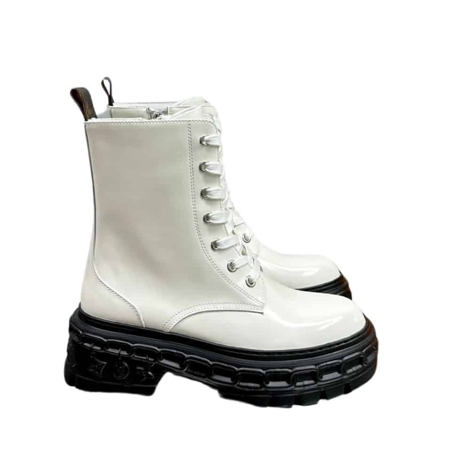 Louis Vuitton Lv Record Ranger Boot White view 2