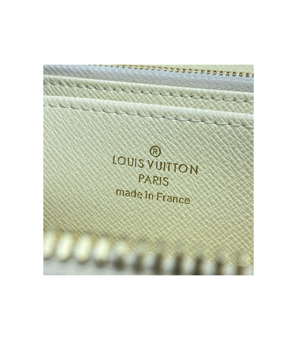 Louis Vuitton Damier Azur Zippy Wallet Beige view 11